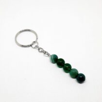 Yeşil Akik Doğaltaş Anahtarlık