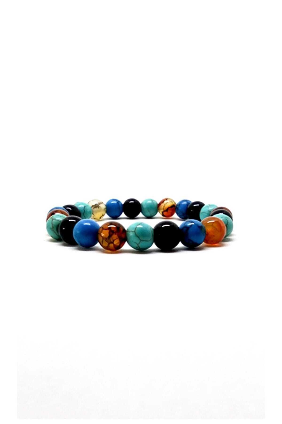 Havlit-akik-turkuaz-oniks Doğaltaş Bileklik 72367bl