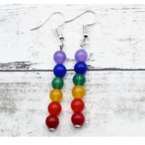 Doğaltaş Çakra Tasarım Uzun Küpe (1 Çift)