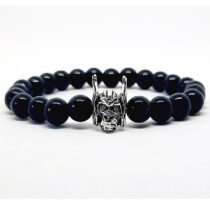 Miğferli Goril Oniks Doğaltaş Unisex Bileklik