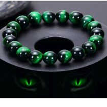 Yeşil Kaplangözü Doğaltaş Bileklik