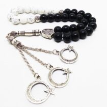 Havlit Oniks Doğaltaş Ayyıldız Püsküllü Tesbih