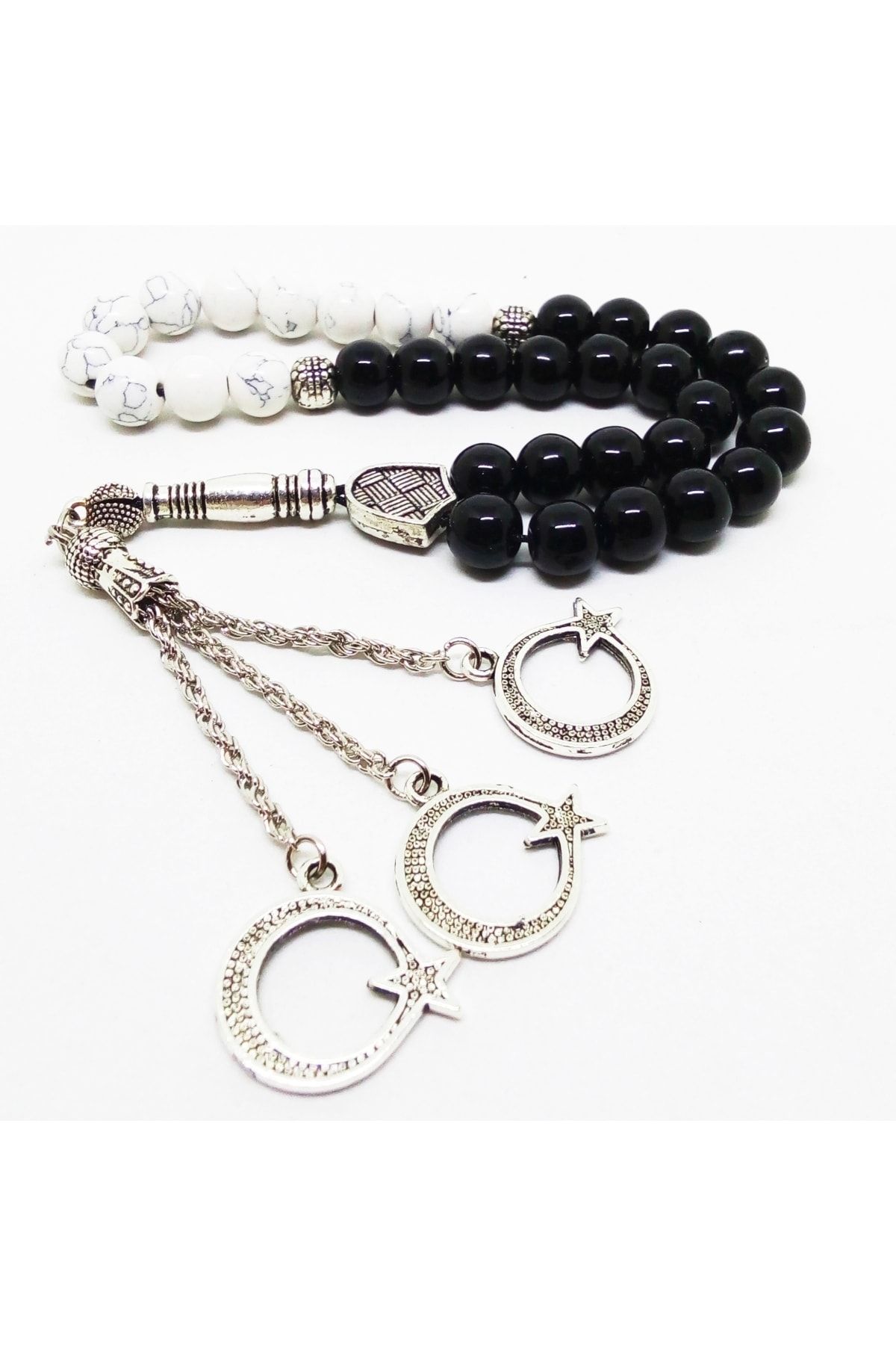 Havlit Oniks Doğaltaş Ayyıldız Püsküllü Tesbih