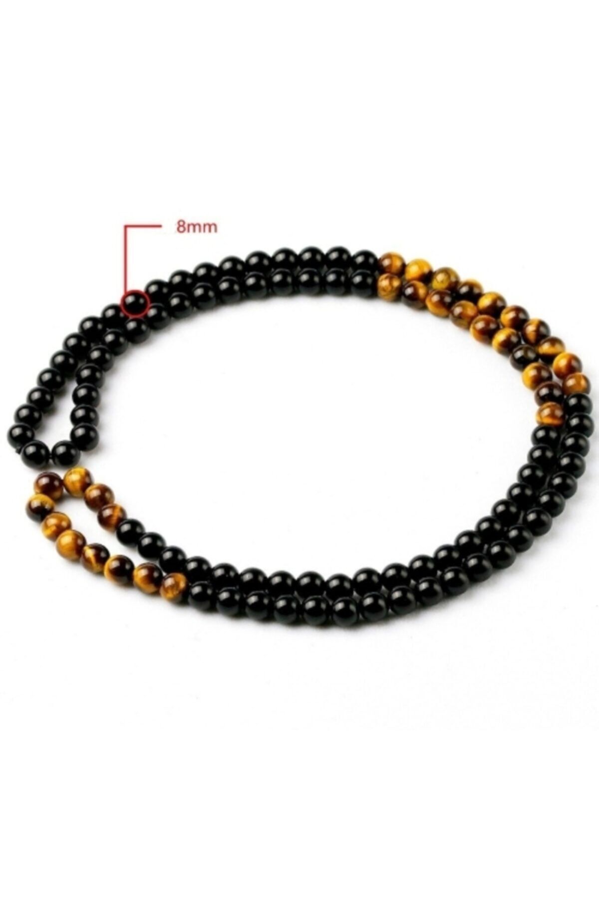 Kaplangözü Parlak Oniks Erkek Doğaltaş Kolye - Görsel 2