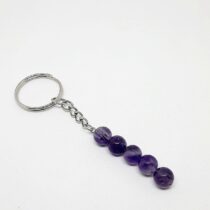 Ametist Doğaltaş Aşk ve Sevgi Anahtarlık