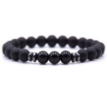 Mat Oniks Hematit Parlak Oniks Doğaltaş Bileklik