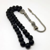 Tüy Figürlü Mat Oniks Tesbih