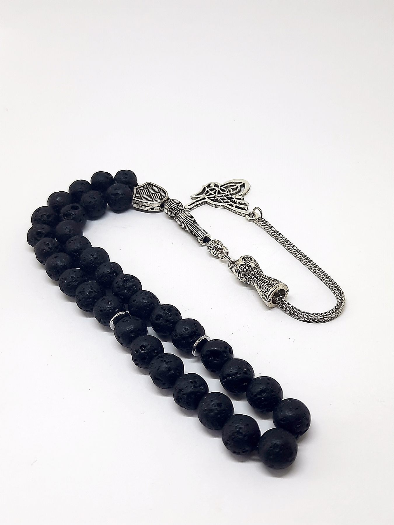 Tuğra Figürlü Lav Tesbih