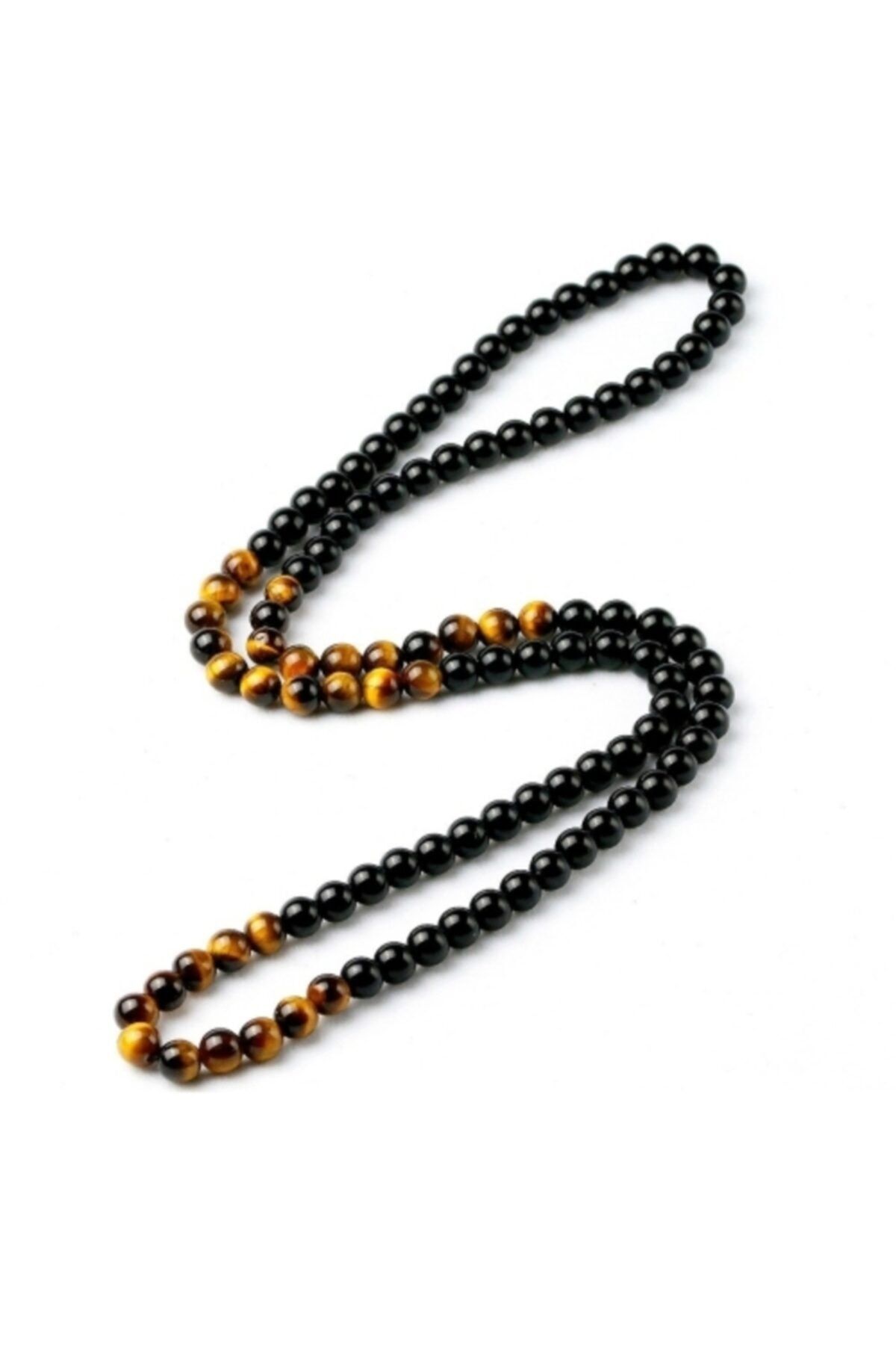 Kaplangözü Parlak Oniks Erkek Doğaltaş Kolye - Görsel 4