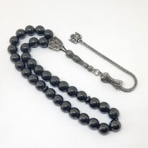 Çift Baş Kartal Osmanlı Selçuklu Hematit Tesbih