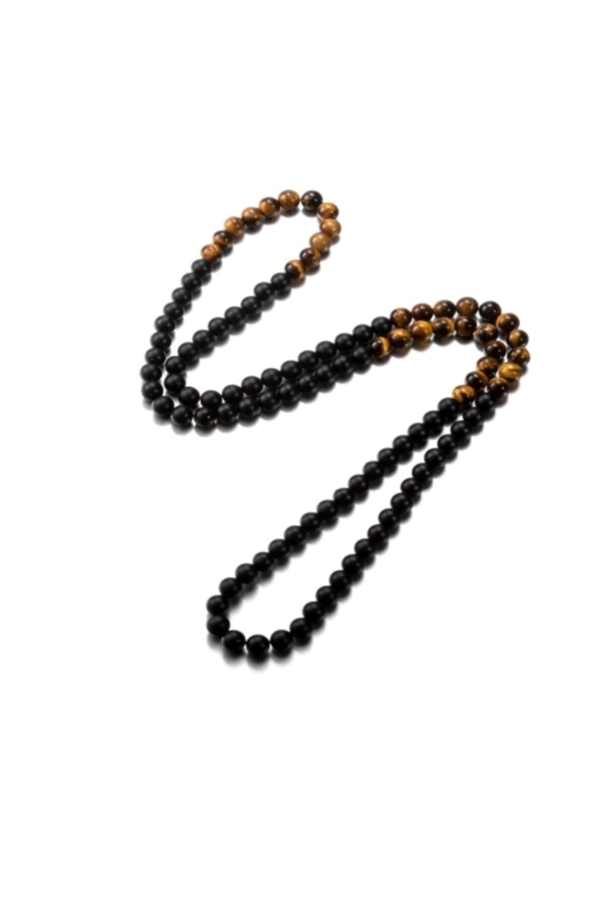 Kaplangözü Mat Oniks Erkek Doğaltaş Kolye - Görsel 3