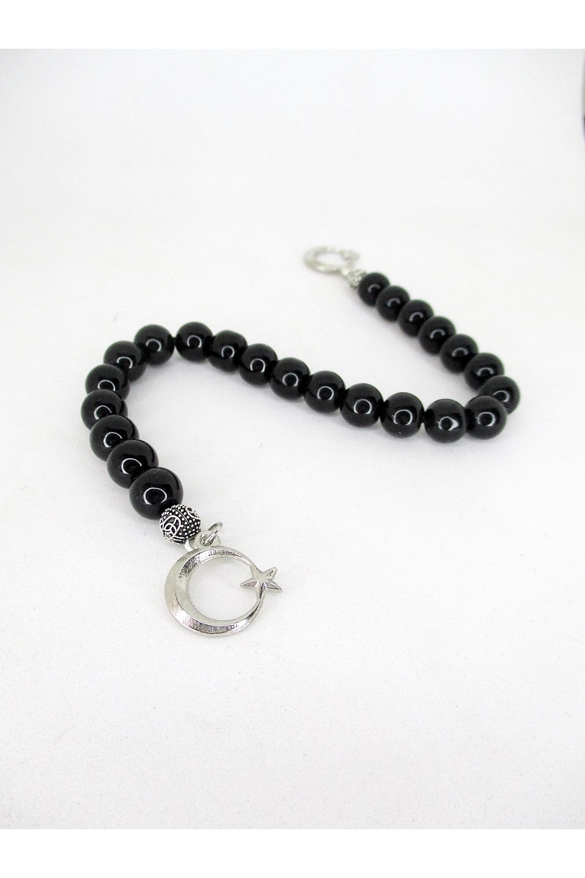 Ayyıldız Püsküllü Oniks Zaza Tesbih