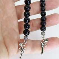 Tabanca Püsküllü Oniks Zaza Tesbih