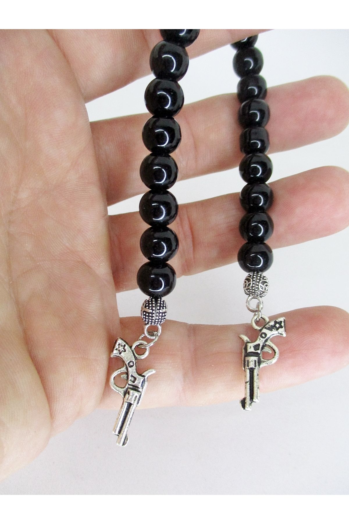 Tabanca Püsküllü Oniks Zaza Tesbih