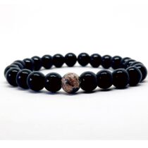 Tekli Varisit Cesaret Taşı Oniks Doğaltaş Unisex Bileklik