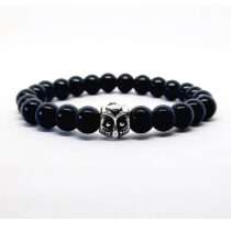 Baykuş Figürlü Oniks Doğaltaş Unisex Bileklik