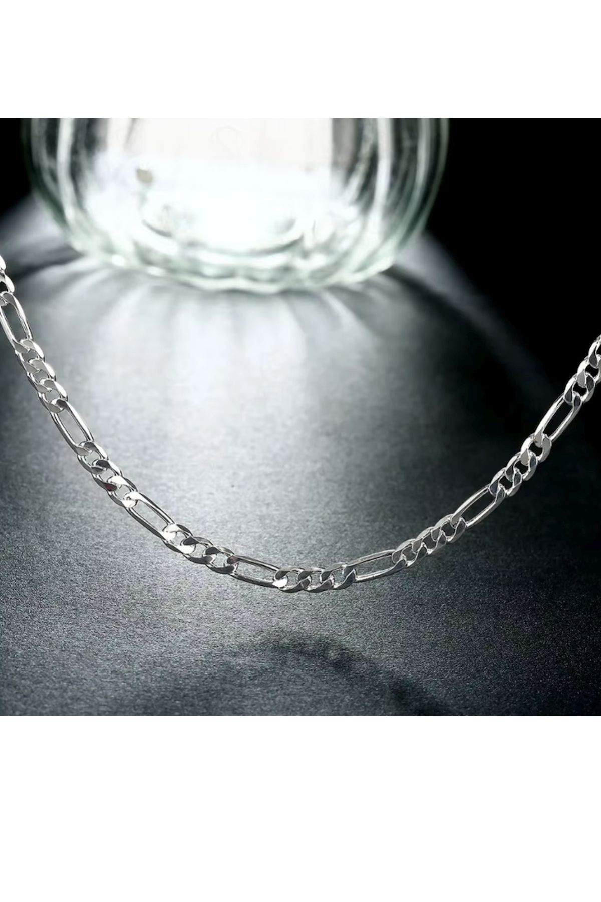 Figaro Zincir Erkek Kolye 60 cm