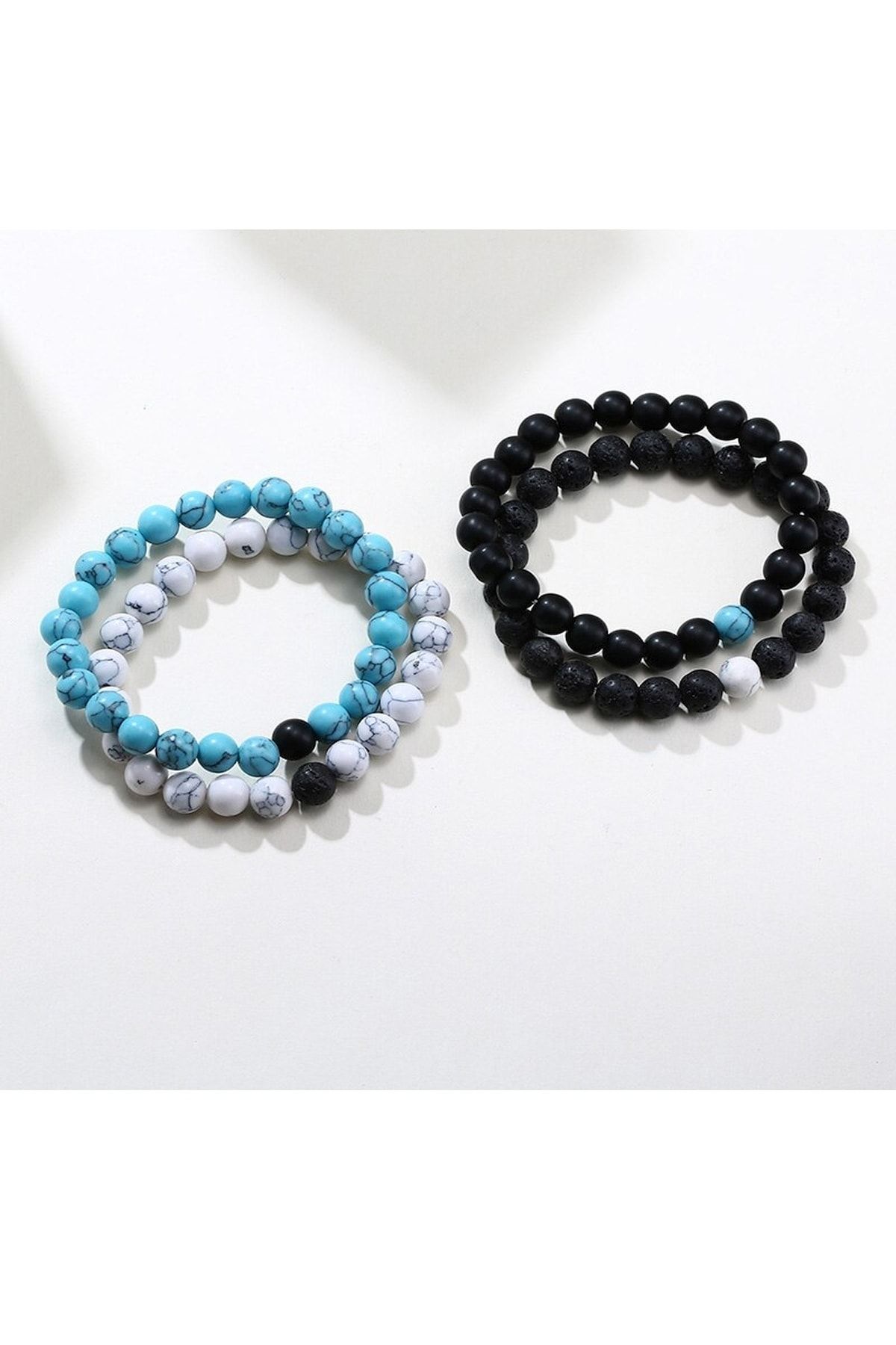 Doğaltaş Çakra Enerji Bilekliği 4 Lü - Görsel 2